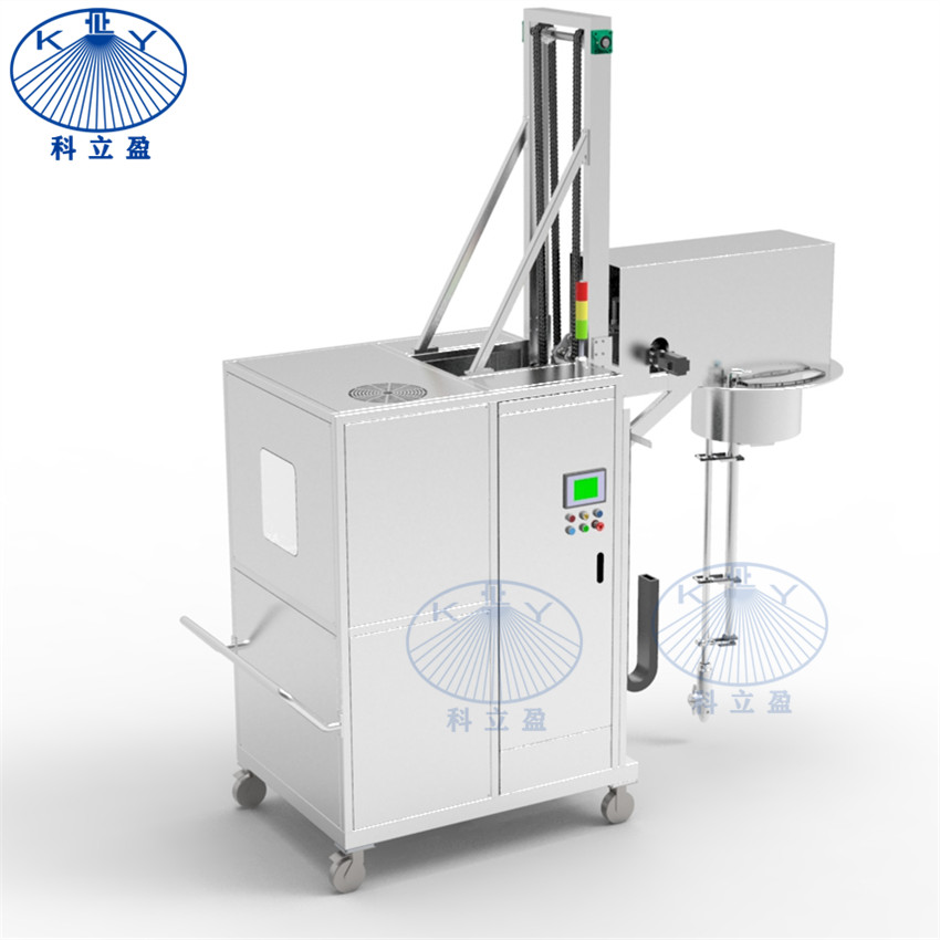 Automated tank and reactor cleaning equipment, mobile tank cleaning system