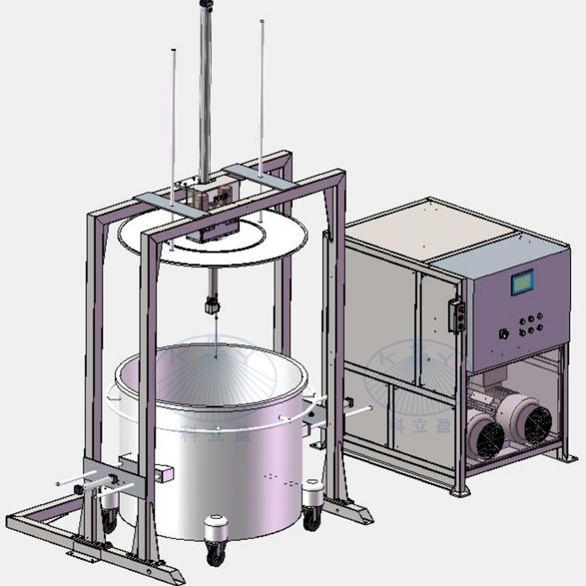 Mobile coating tank cleaning, cleaning equipment for mixing tubs， Paint Tanks