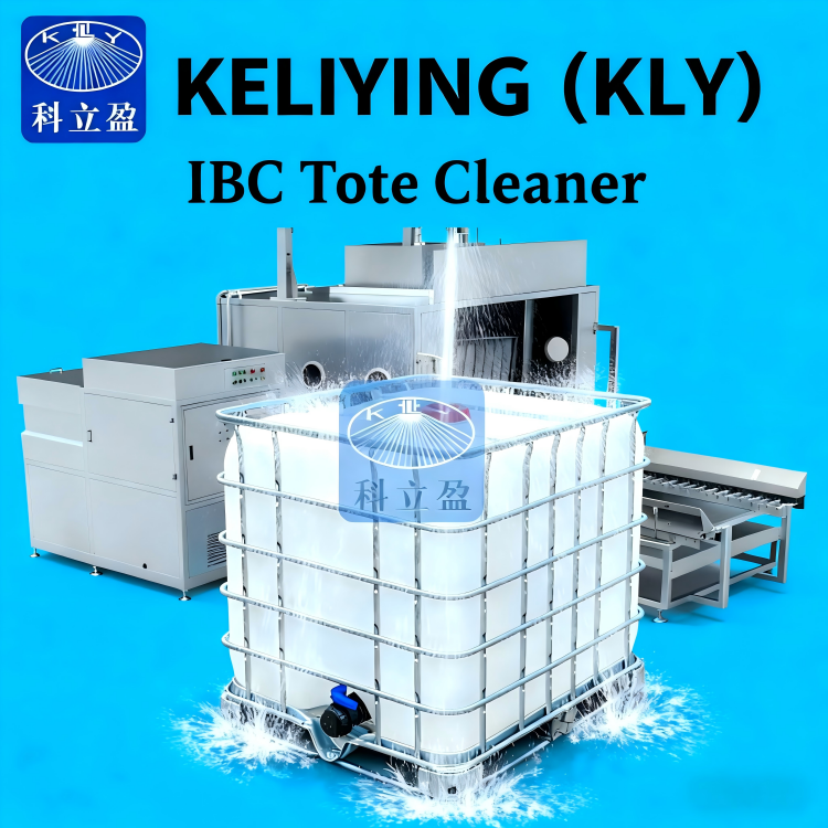 IBC tote cleaner