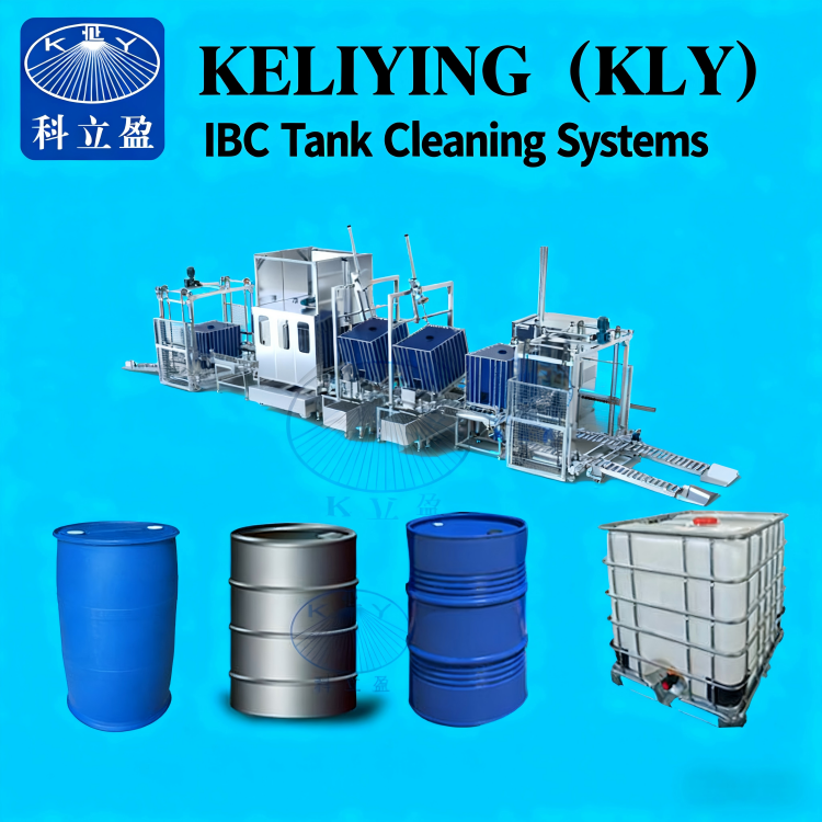 IBC Tote Cleaning Machine | Fully Automatic, High-Pressure for Food & Chemical Industry