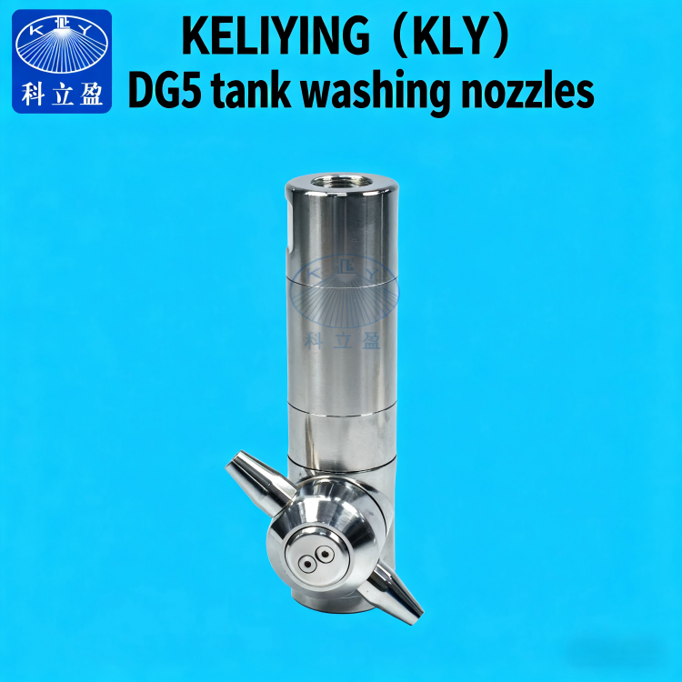 KELIYING DG5 Medium-Duty 3D Tank Cleaning Nozzle | Reactor & Fermenter Washer